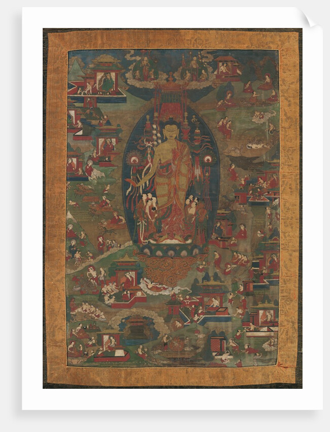 Buddha Shakyamuni and Scenes of His Previous Lives, 1573-1619 by Unknown