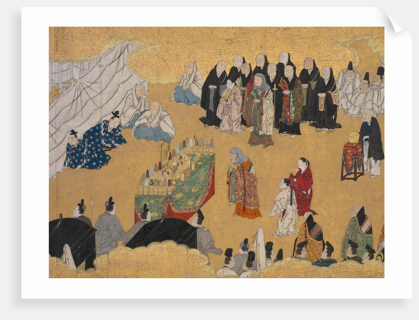 Leaves of Wild Ginger, from the Phantom Genji Scrolls…, mid-17th century by Unknown