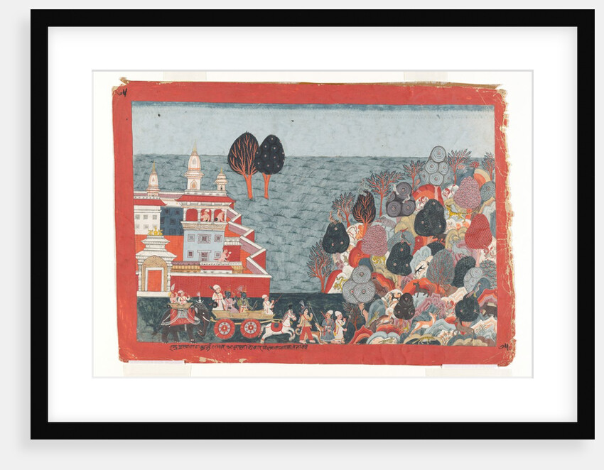 Folio from a Bhagavata Purana series, ca. 1775-1800 by Unknown