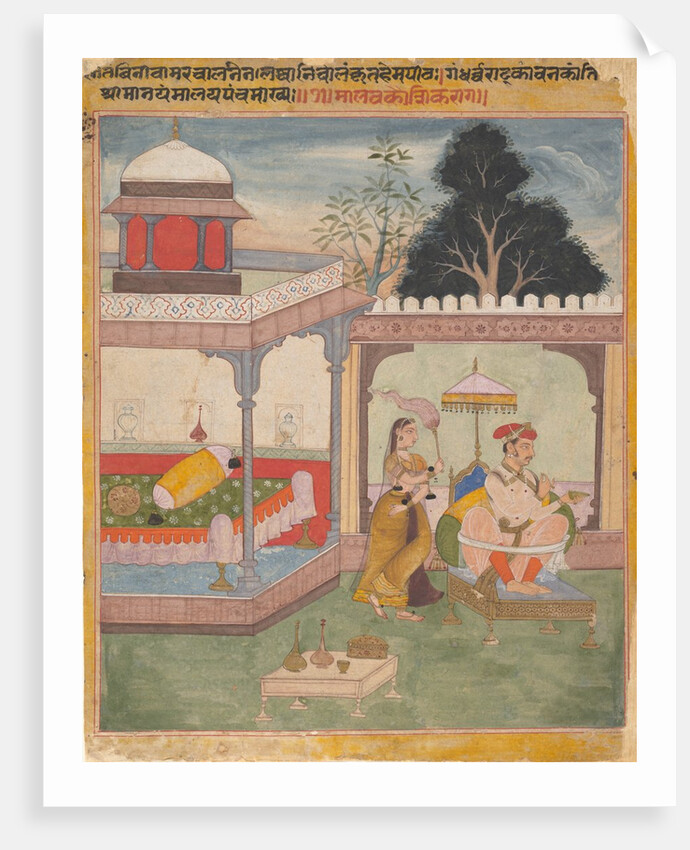 Malavakusika Raga…from a Dispersed Ragmala Series, early 17th cent by Unknown