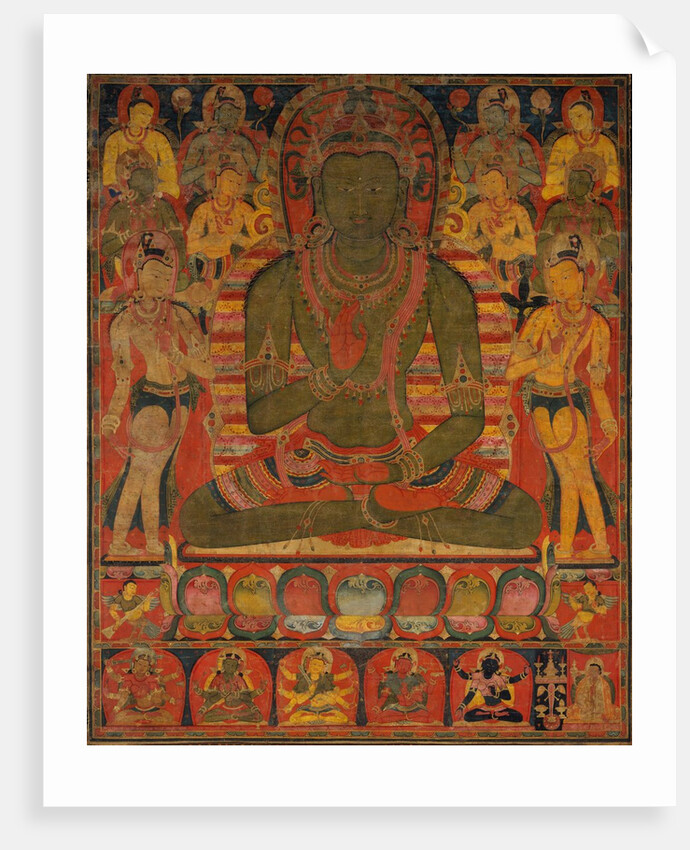 Amoghasiddhi, the Buddha of the Northern Pure Land, ca. 1200-50 by Unknown