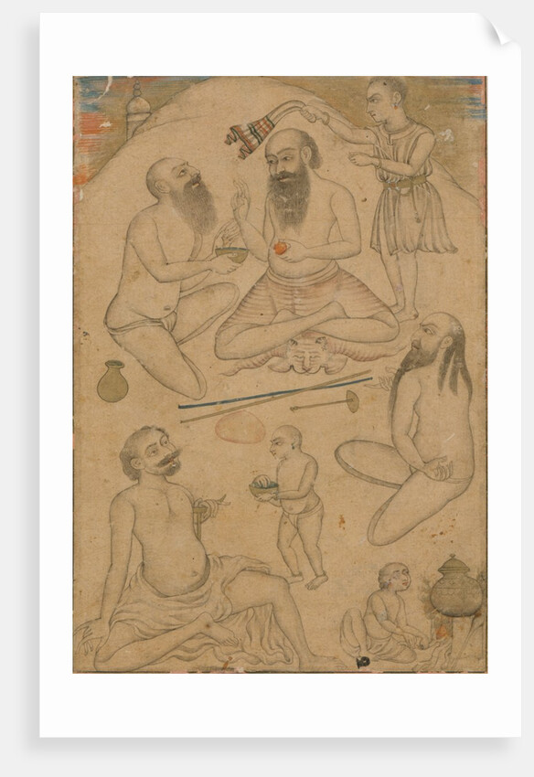 An Encampment of Yogis, ca. 1660 by Unknown