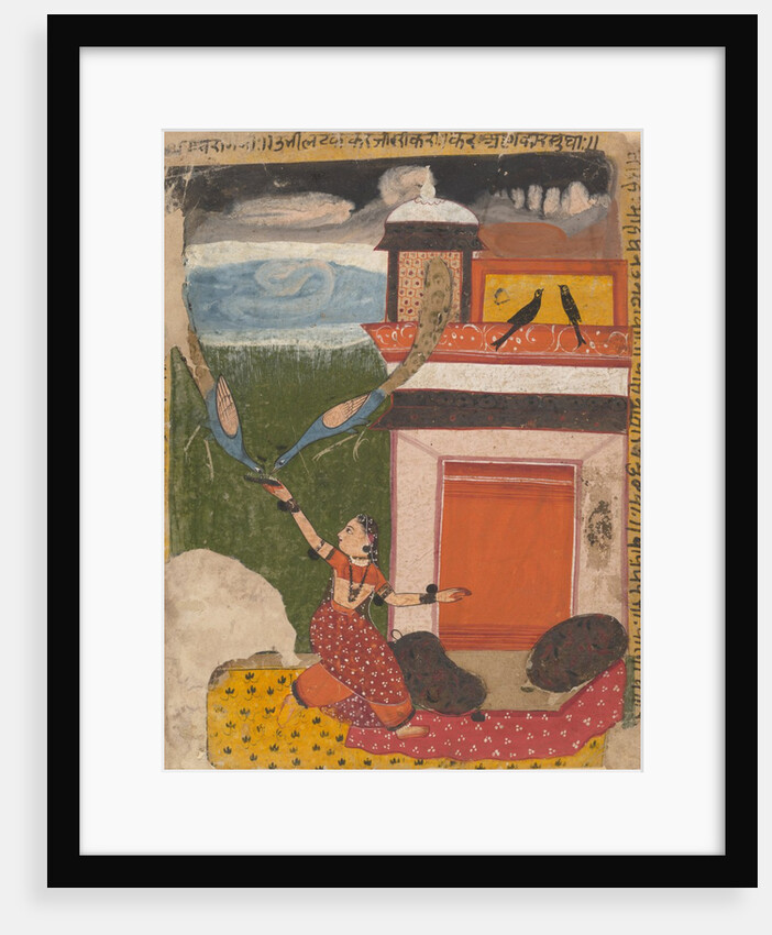 Madhumadhavai Ragini…from a Dispersed Ragamala Series, c1640-50 by Unknown