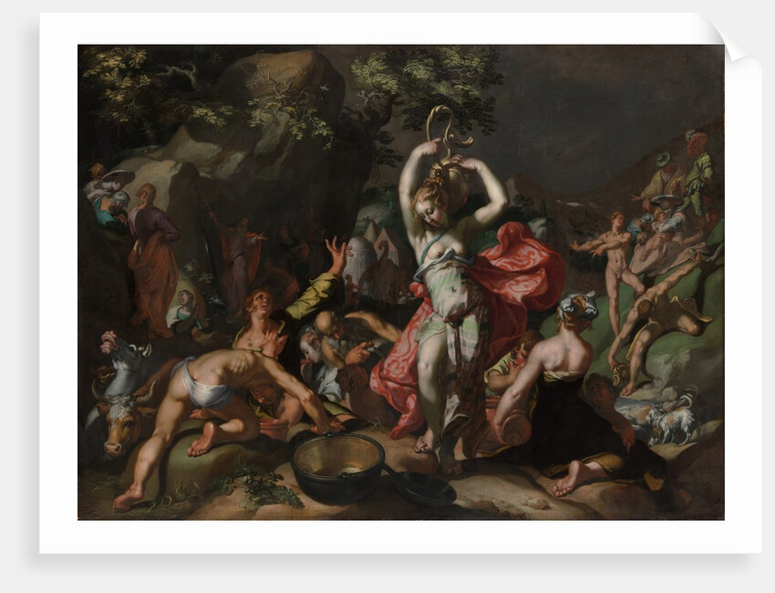 Moses Striking the Rock, 1596 by Abraham Bloemaert