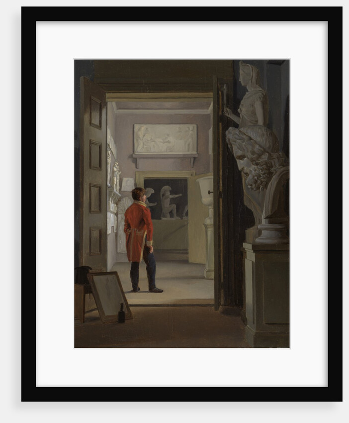 The Hall of Antiquities at Charlottenborg Palace, Copenhagen, 1830 by Adam August Müller