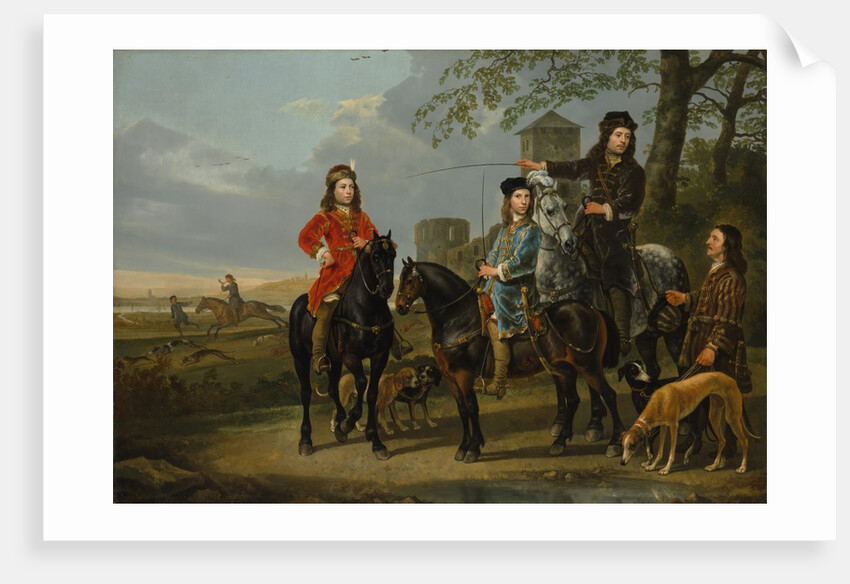 Equestrian Portrait of Cornelis and Michiel Pompe van Meerdervoort…, ca. 1652-53 by Aelbert Cuyp