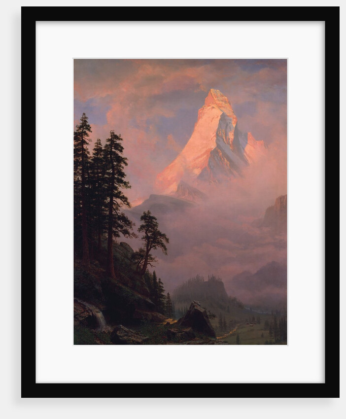 Sunrise on the Matterhorn, after 1875 by Albert Bierstadt