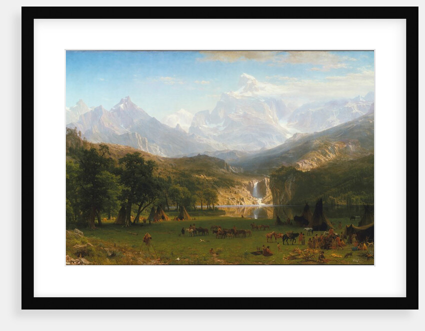 The Rocky Mountains, Lander's Peak, 1863 by Albert Bierstadt