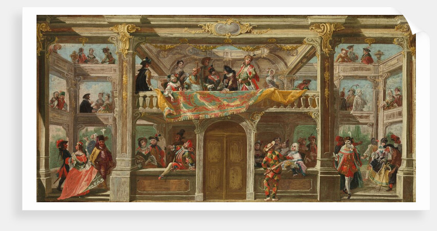 A Masked Ball in Bohemia, ca. 1748 by Andreas Altomonte