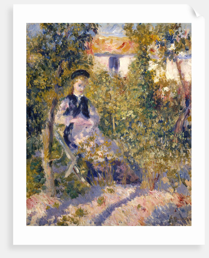 Nini in the Garden, 1876 by Pierre-Auguste Renoir