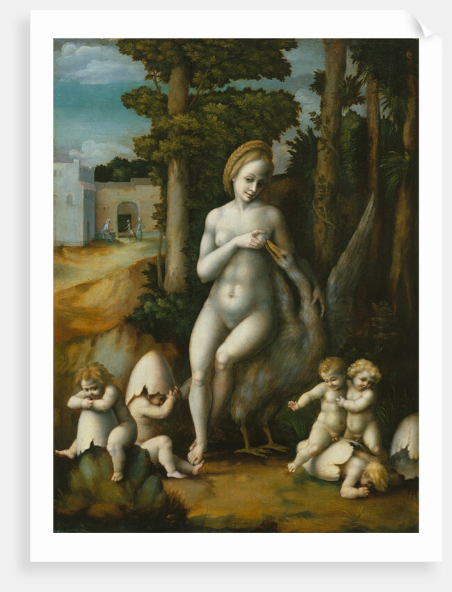 Leda and the Swan by Bacchiacca