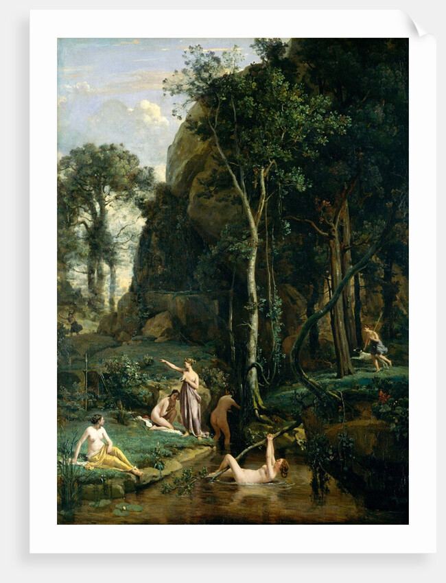 Diana and Actaeon, 1836 by Jean-Baptiste-Camille Corot
