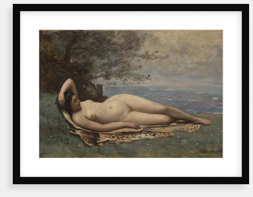 Bacchante by the Sea, 1865 by Jean-Baptiste-Camille Corot