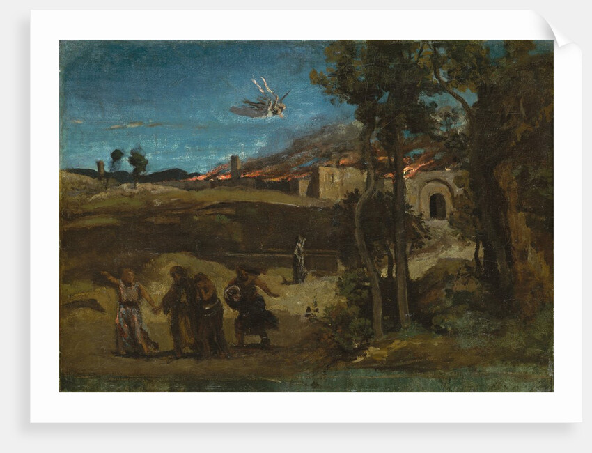 Study for 'The Destruction of Sodom', 1843 by Jean-Baptiste-Camille Corot