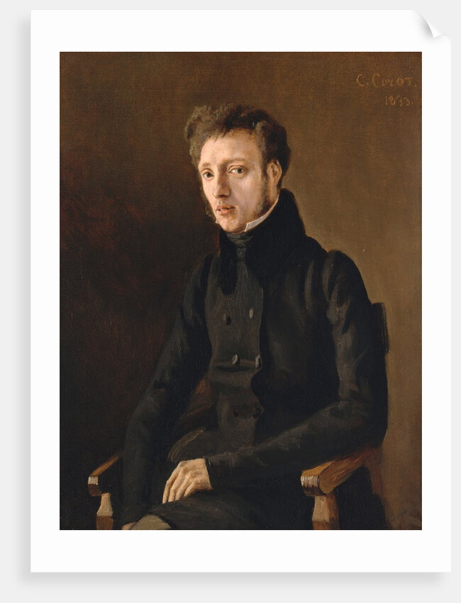 Toussaint Lemaistre, 1833 by Jean-Baptiste-Camille Corot