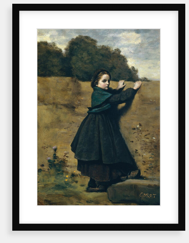 The Curious Little Girl, 1860-64 by Jean-Baptiste-Camille Corot