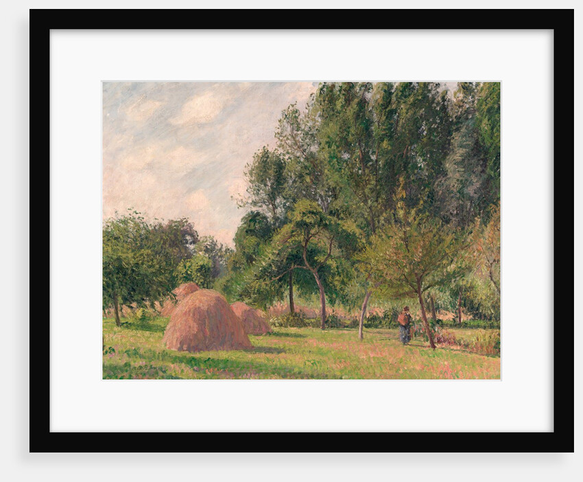 Haystacks, Morning, Éragny, 1899 by Camille Pissarro