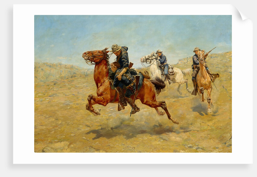 My Bunkie, finished 1899 by Charles Schreyvogel