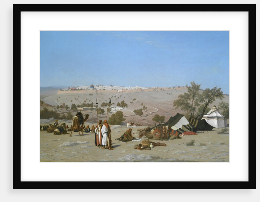 Jerusalem from the Mount of Olives, by 1880 by Charles Théodore Frère