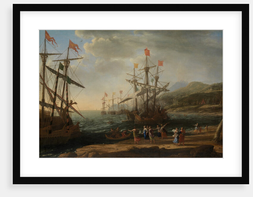 The Trojan Women Setting Fire to Their Fleet, ca. 1643 by Claude Lorrain