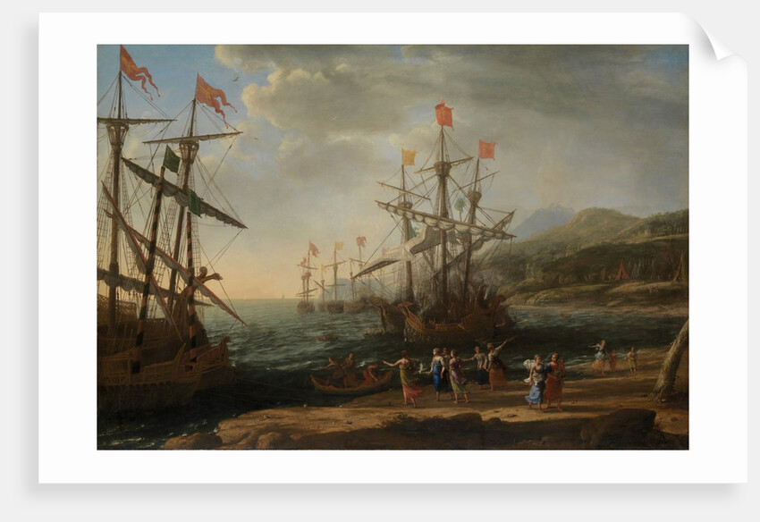 The Trojan Women Setting Fire to Their Fleet, ca. 1643 by Claude Lorrain
