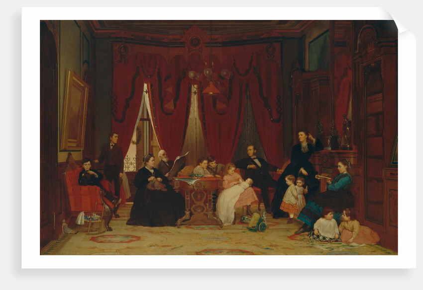The Hatch Family, 1870-71 by Eastman Johnson