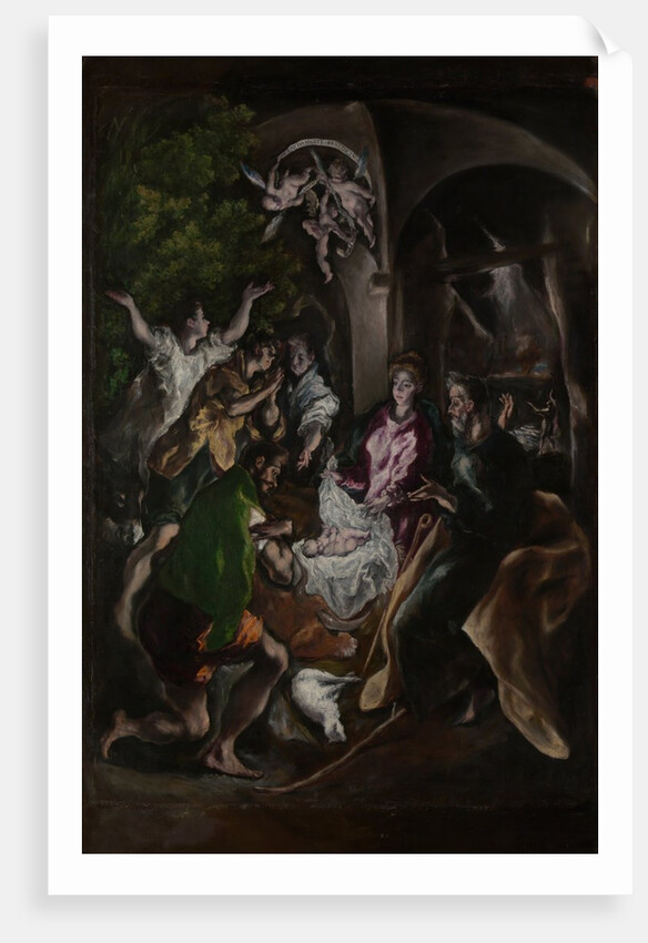 The Adoration of the Shepherds, ca. 1605-10 by El Greco