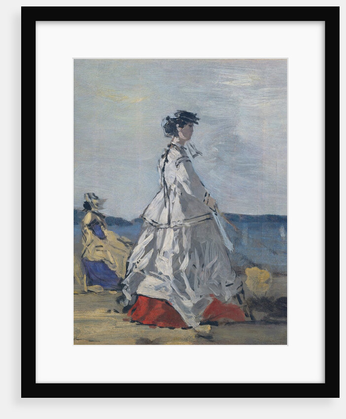 Princess Pauline Metternich on the Beach, ca. 1865-67 by Eugene Louis Boudin