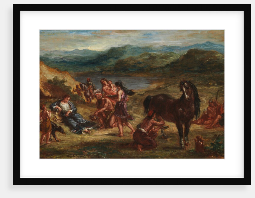 Ovid among the Scythians, 1862 by Eugene Delacroix