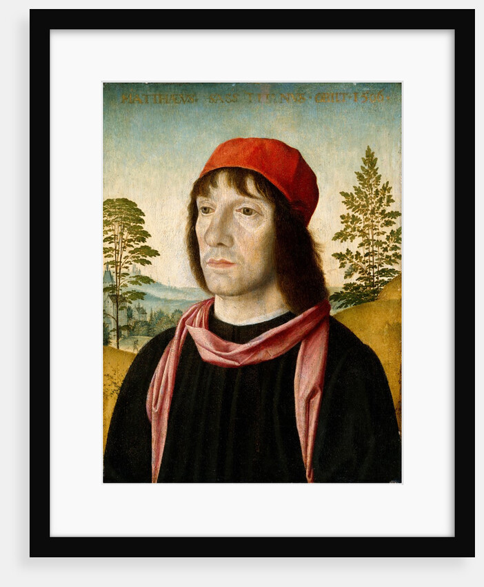 Portrait of a Man, shortly after 1497 by Fra Bartolomeo