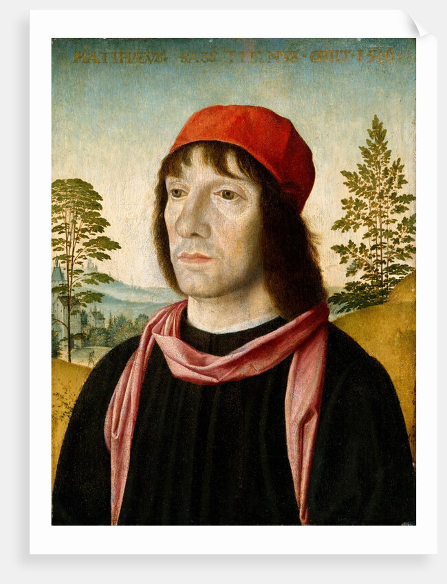 Portrait of a Man, shortly after 1497 by Fra Bartolomeo