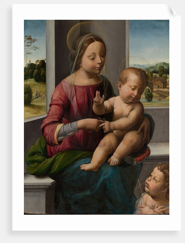 Madonna and Child with the Young Saint John the Baptist, ca. 1497 by Fra Bartolomeo