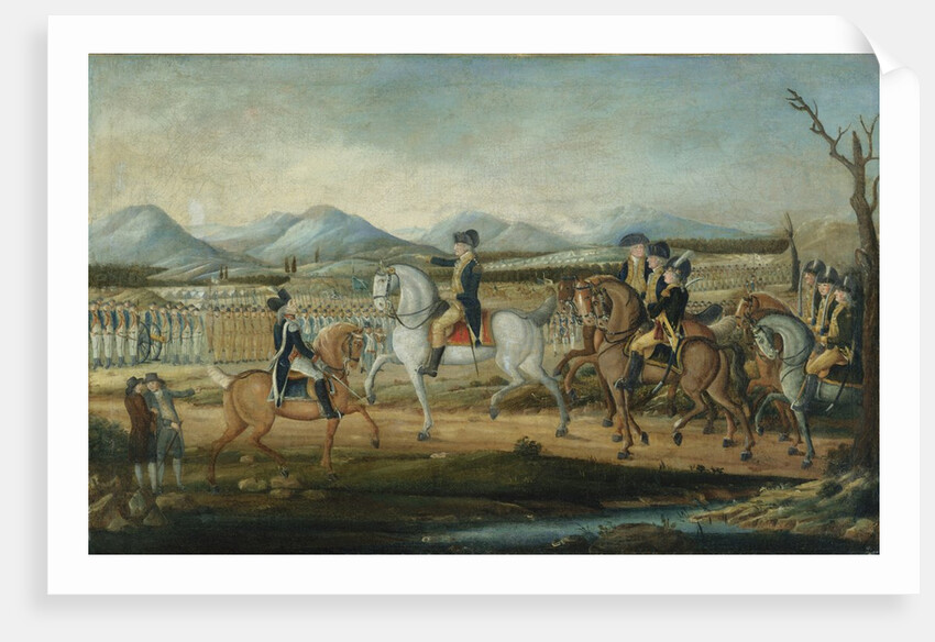 Washington Reviewing the Western Army at Fort Cumberland, Maryland, after 1795 by Frederick Kemmelmeyer