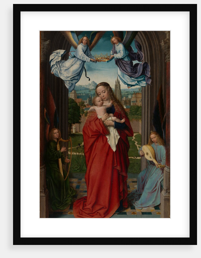 Virgin and Child with Four Angels, ca. 1510-15 by Gerard David