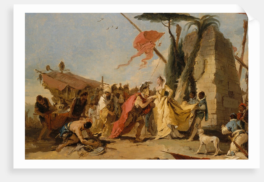 The Meeting of Antony and Cleopatra, ca. 1745-47 by Giovanni Battista Tiepolo