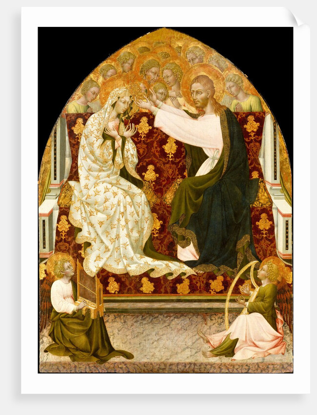 Coronation of the Virgin, ca. 1455 by Giovanni di Paolo