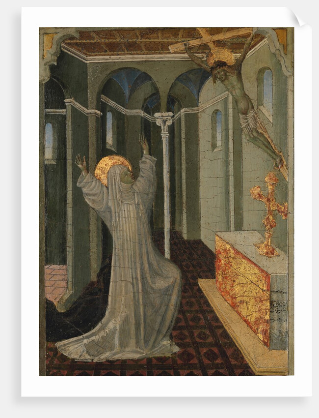 Saint Catherine of Siena Receiving the Stigmata, ca. 1447-65 by Giovanni di Paolo