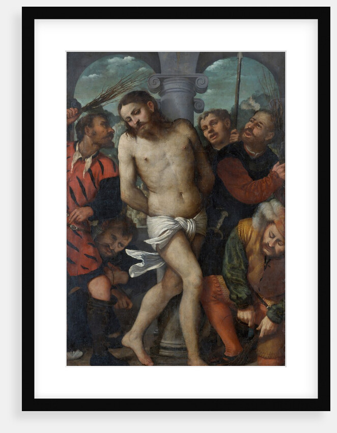 The Flagellation; The Madonna of Mercy, ca. 1540 by Romanino
