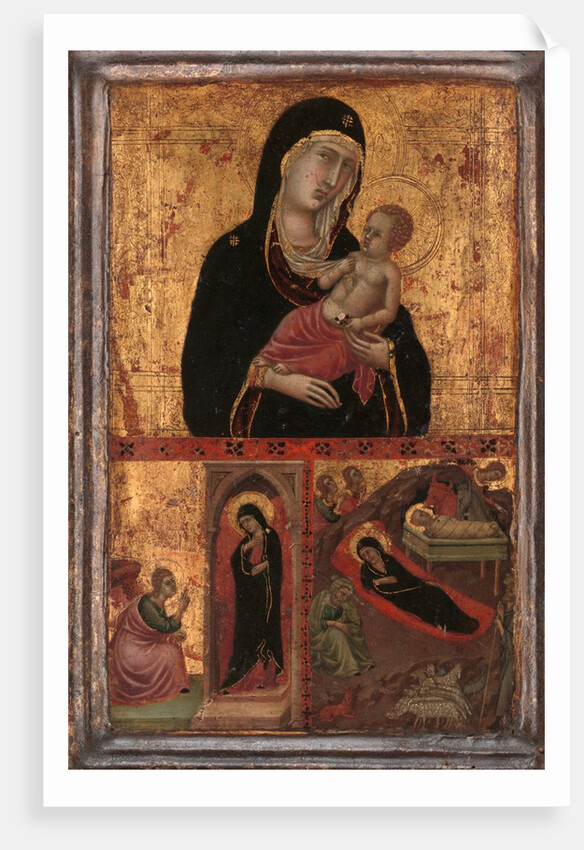 Madonna and Child with the Annunciation and the Nativity, ca. 1310-15 by Goodhart Master