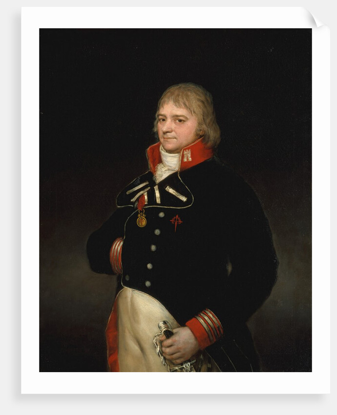 Ignacio Garcini y Queralt, Brigadier of Engineers, 1804 by Francisco Goya