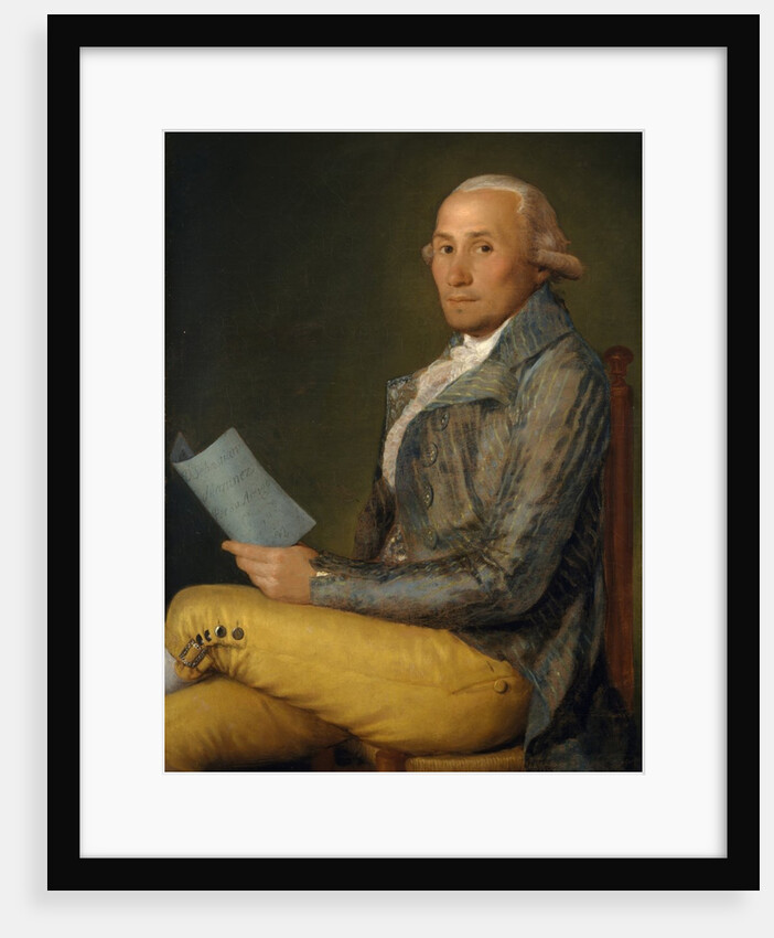Sebastián Martínez y Pérez, 1792 by Francisco Goya