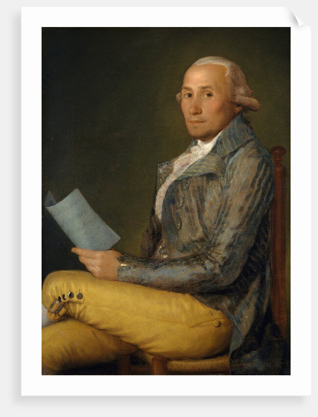 Sebastián Martínez y Pérez, 1792 by Francisco Goya