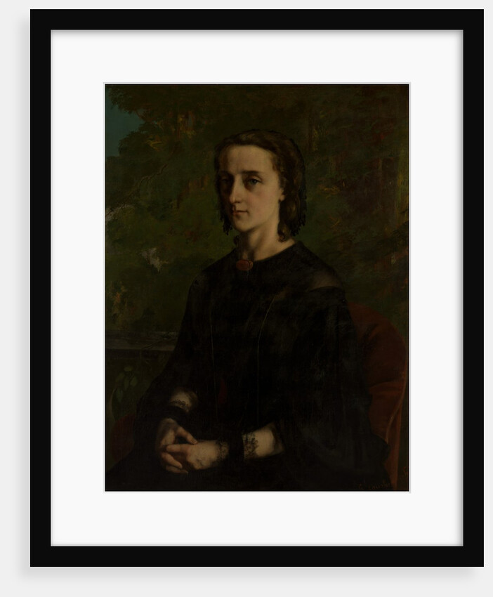 Madame Frederic Breyer, 1858 by Gustave Courbet