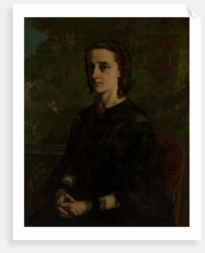 Madame Frederic Breyer, 1858 by Gustave Courbet