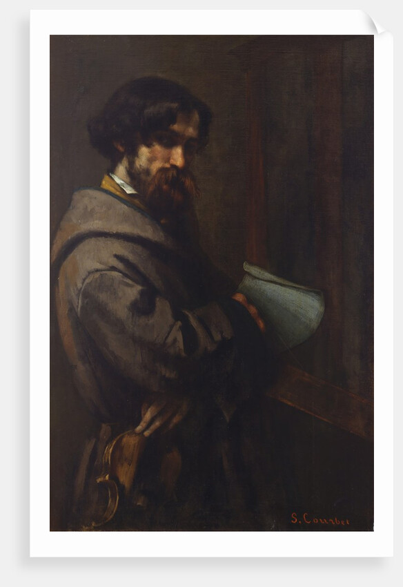 Alphonse Promayet, 1851 by Gustave Courbet
