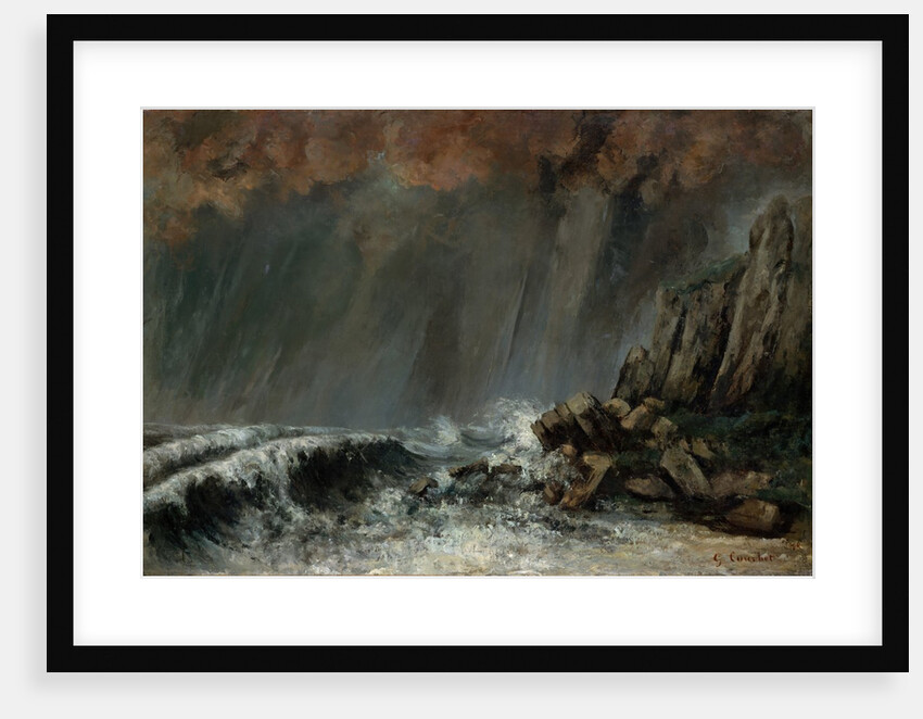 Marine: The Waterspout, 1870 by Gustave Courbet