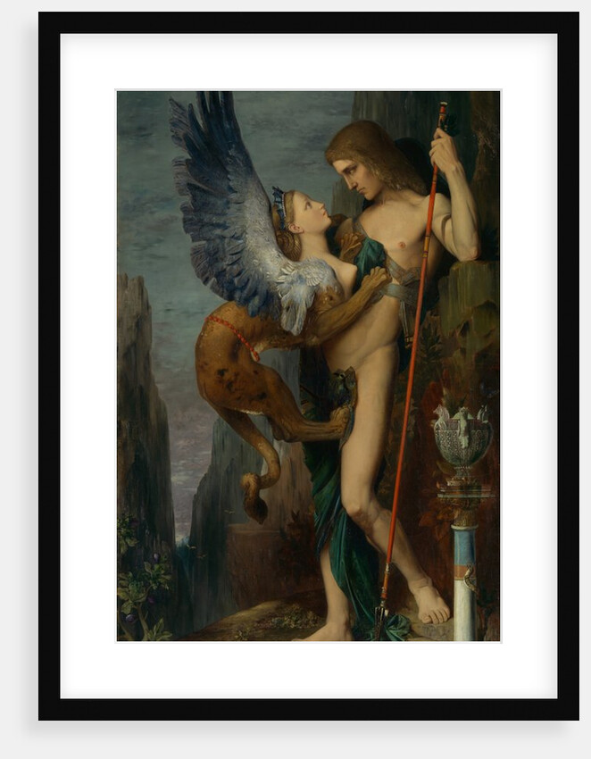 Oedipus and the Sphinx, 1864 by Gustave Moreau
