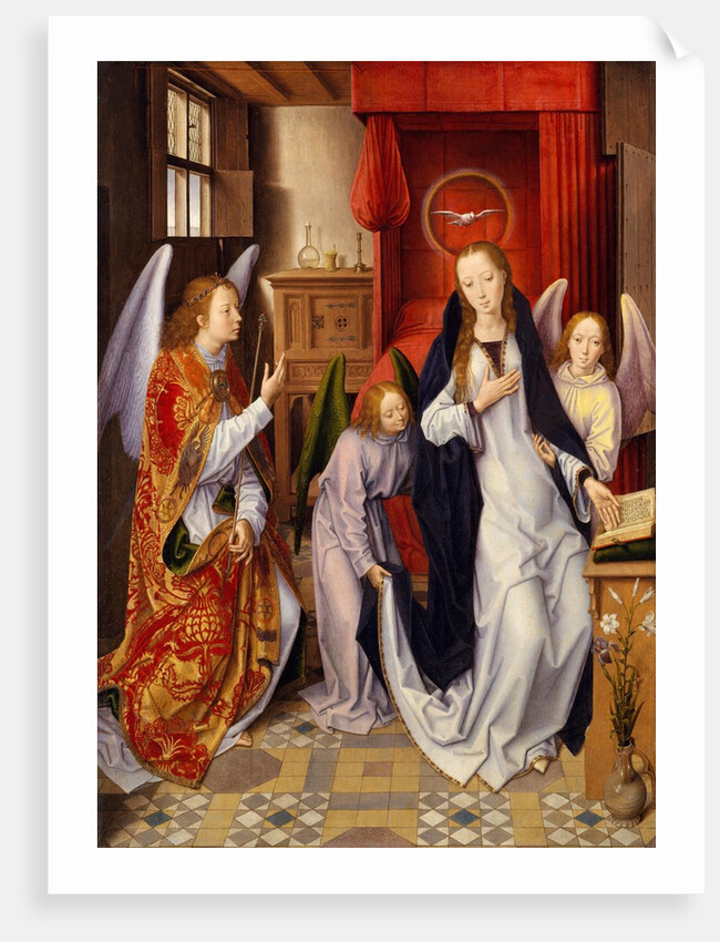 The Annunciation, 1480-89 by Hans Memling