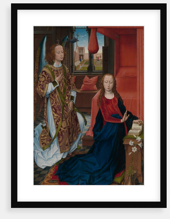 The Annunciation, ca. 1465-70 by Hans Memling