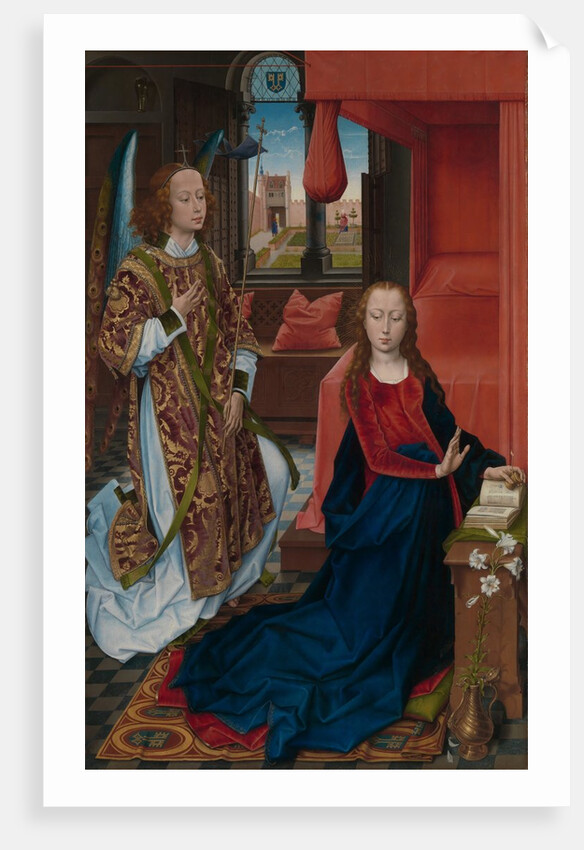 The Annunciation, ca. 1465-70 by Hans Memling